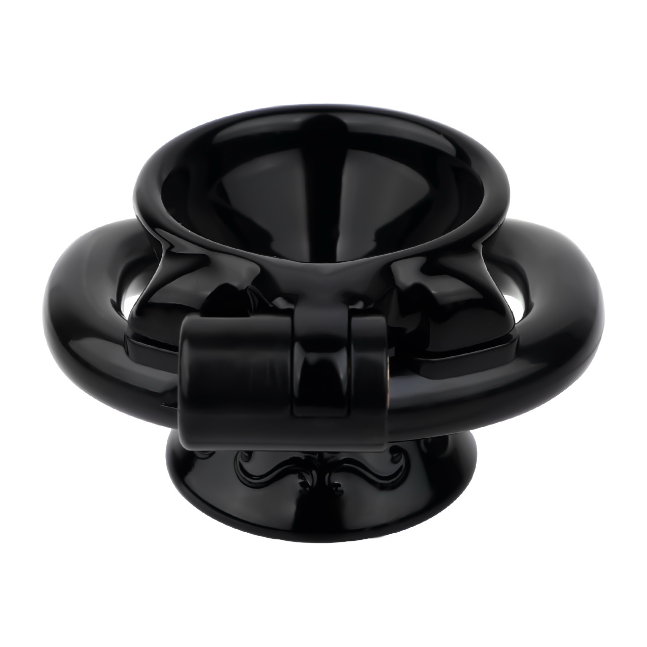 Resin Inverted Chastity Cage Easy-Flow Pee Hole Negative Cock Lock BDSM Device