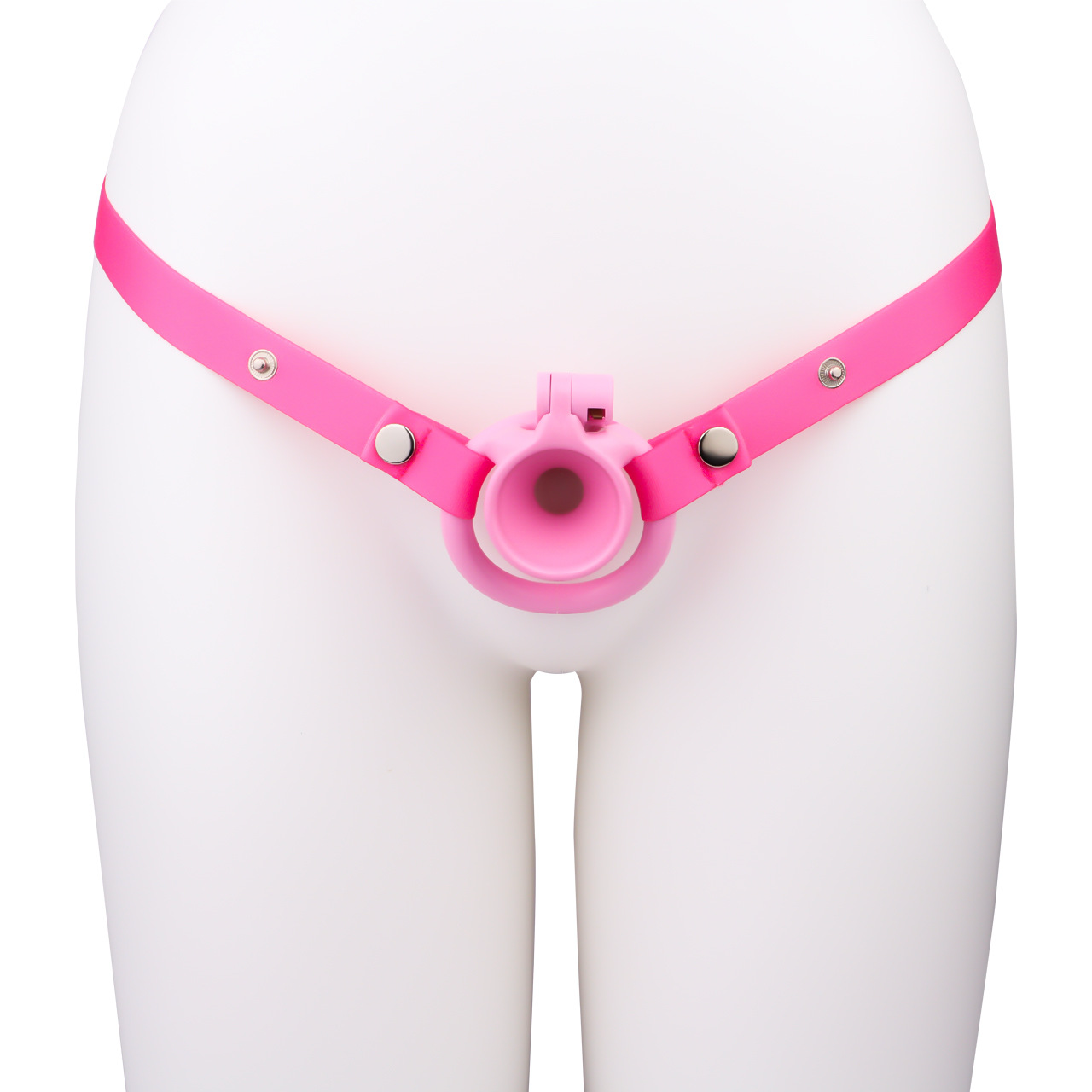 Resin Inverted Chastity Cage Easy-Flow Pee Hole Negative Cock Lock BDSM Device