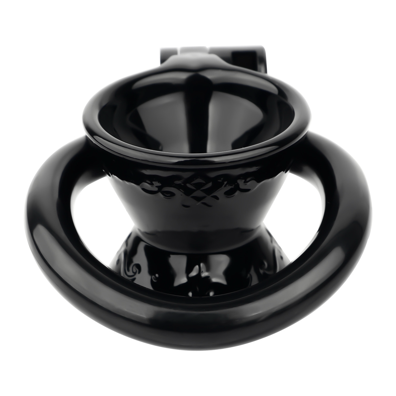 Resin Inverted Chastity Cage Easy-Flow Pee Hole Negative Cock Lock BDSM Device