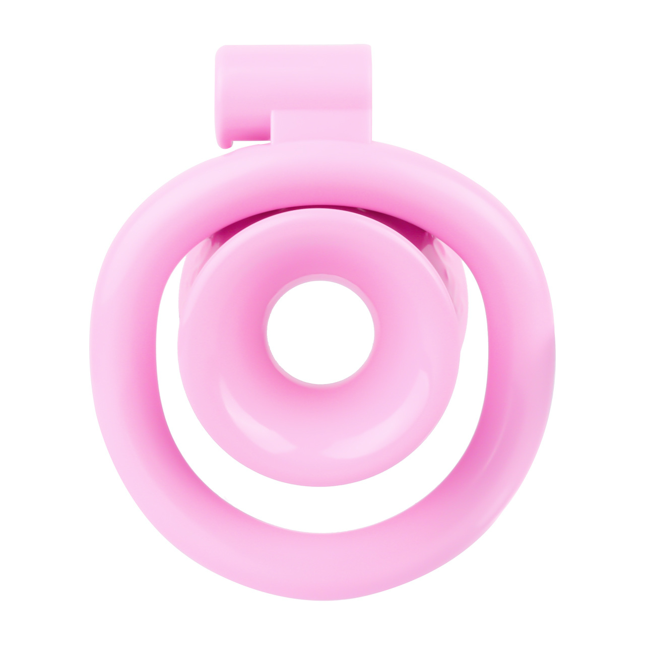 Resin Inverted Chastity Cage Easy-Flow Pee Hole Negative Cock Lock BDSM Device