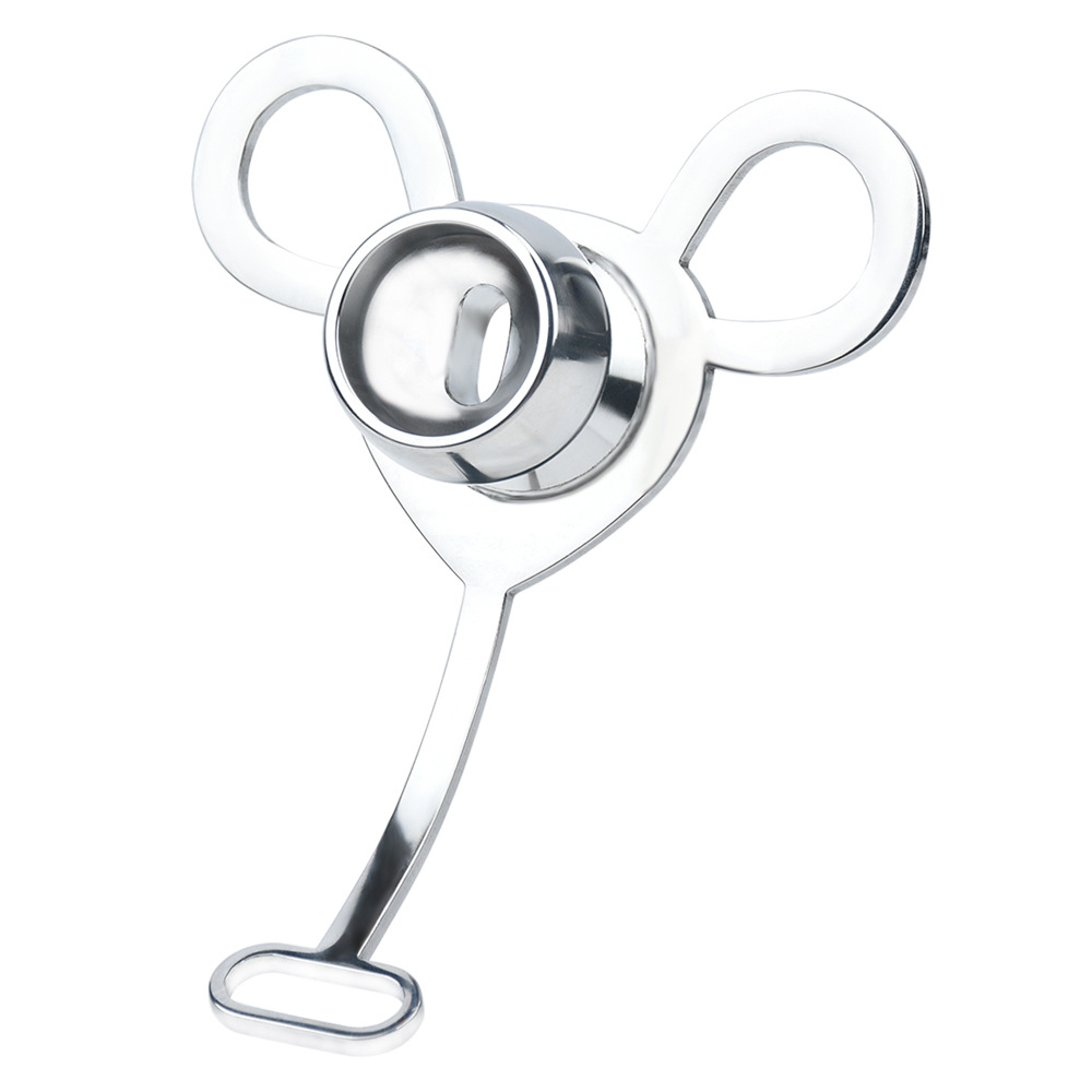 Tiny Inverted Chastity Cage with PU Belt Negative Cock Cage for Sissy Crossdressers