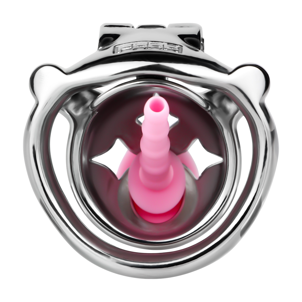 Small Metal Chastity Cage with Black or Pink Soft Pussy Catheter Cock Lock for Men and Sissy
