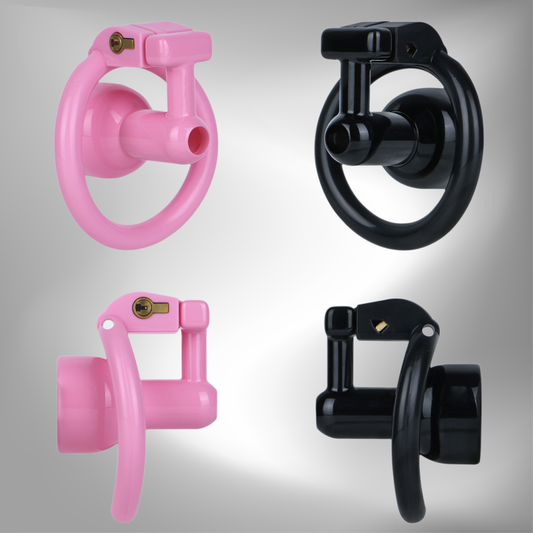 Ultra-Light Hard Resin Inverted Chastity Cage for Men and Sissy Negative Cock Cage