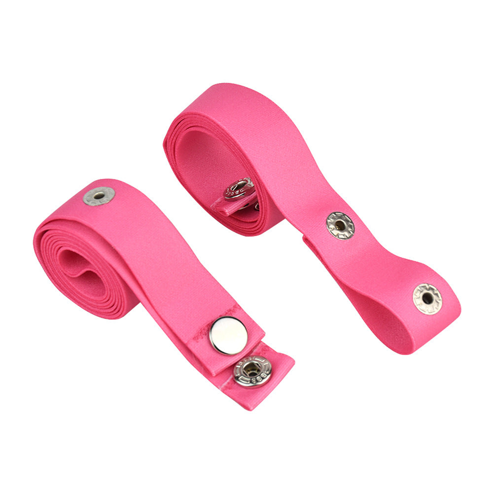 Pink Flat Cock Cage with Metal Urethral Catheter and Elastic Strap