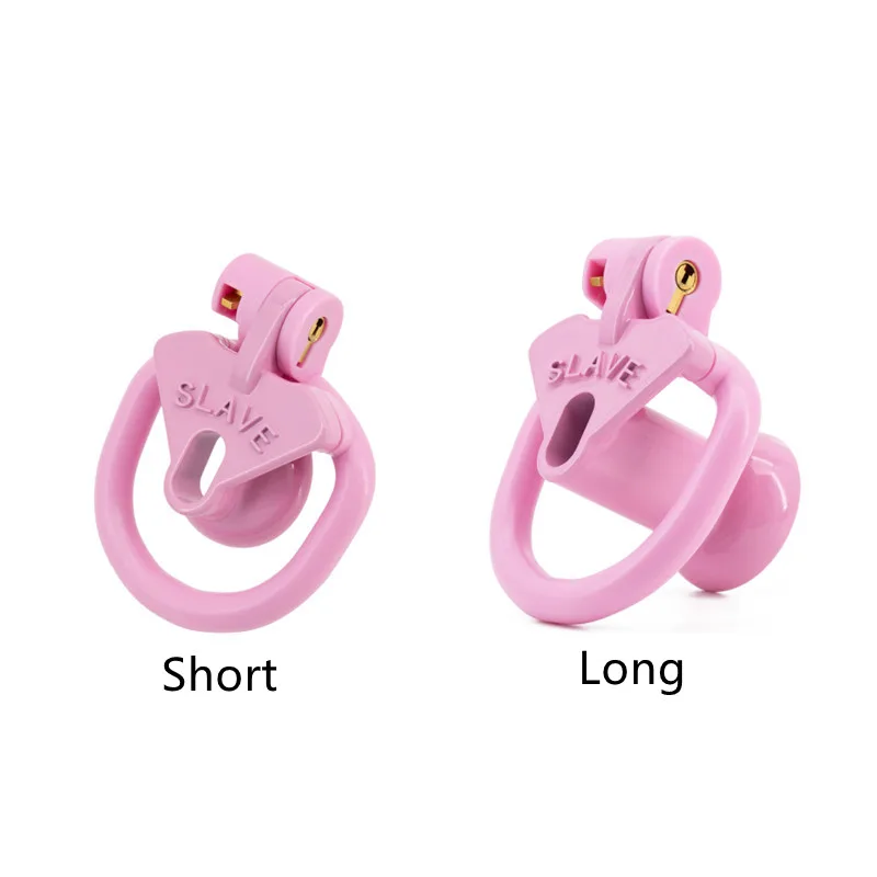 Multicolor Slave Chastity Cage Flat/Negative Sizes with 4 Base Rings