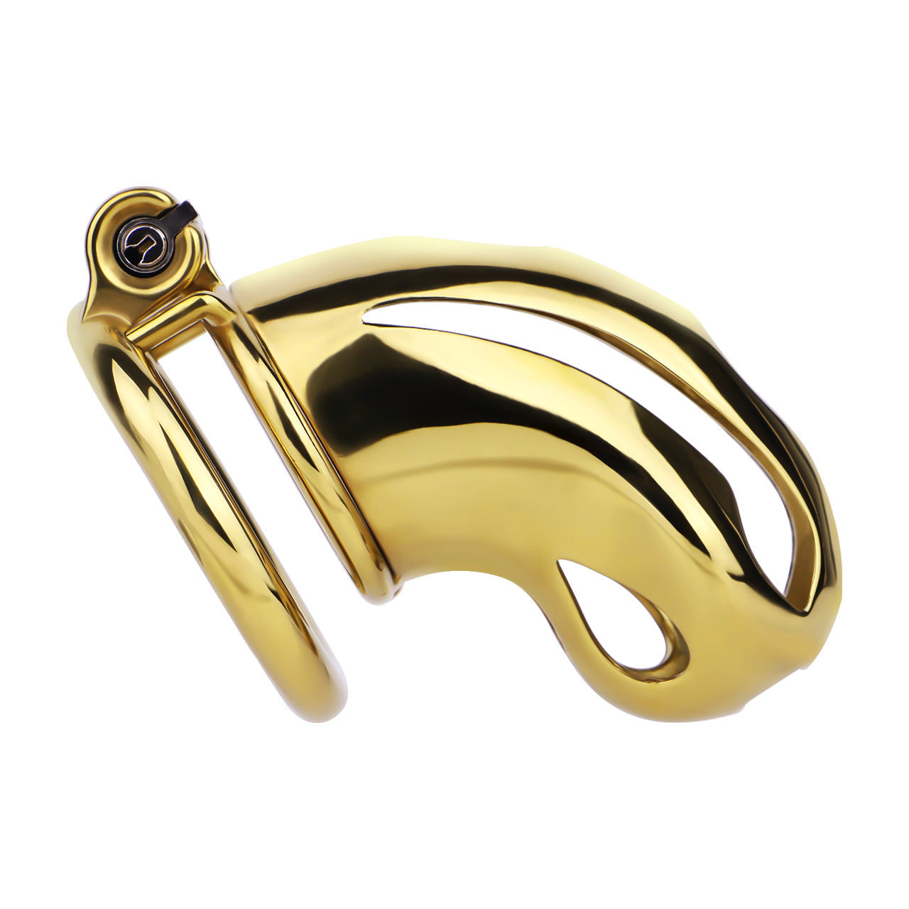 Gold Metal Cock Lock Cobra Cage – Small to Large