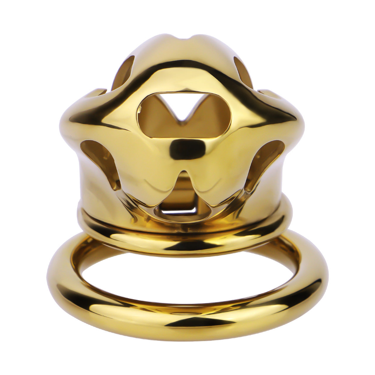 Gold Metal Cock Lock Cobra Cage – Small to Large