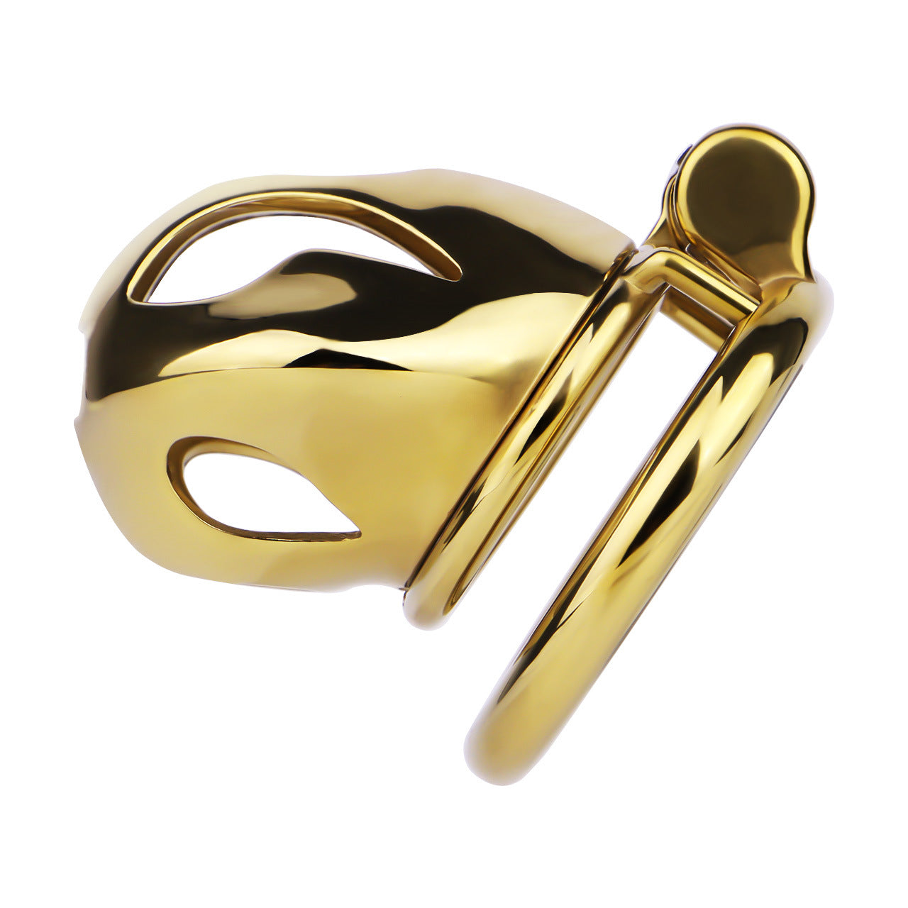 Gold Metal Cock Lock Cobra Cage – Small to Large