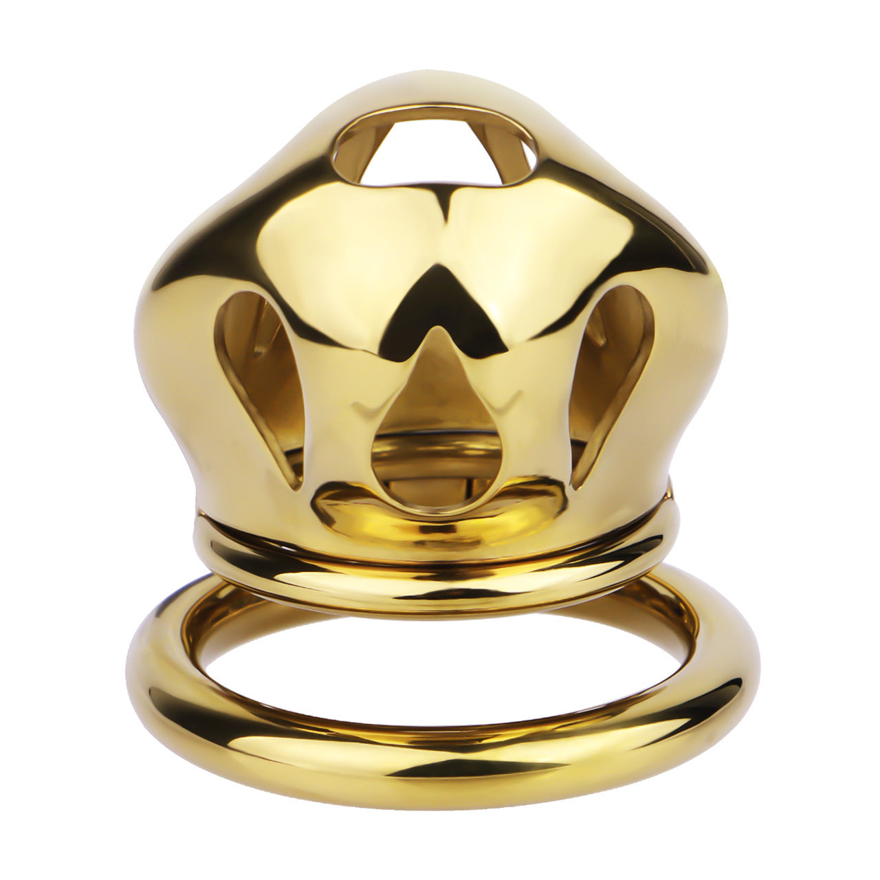 Gold Metal Cock Lock Cobra Cage – Small to Large
