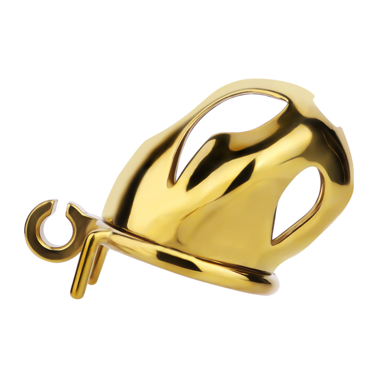 Gold Metal Cock Lock Cobra Cage – Small to Large