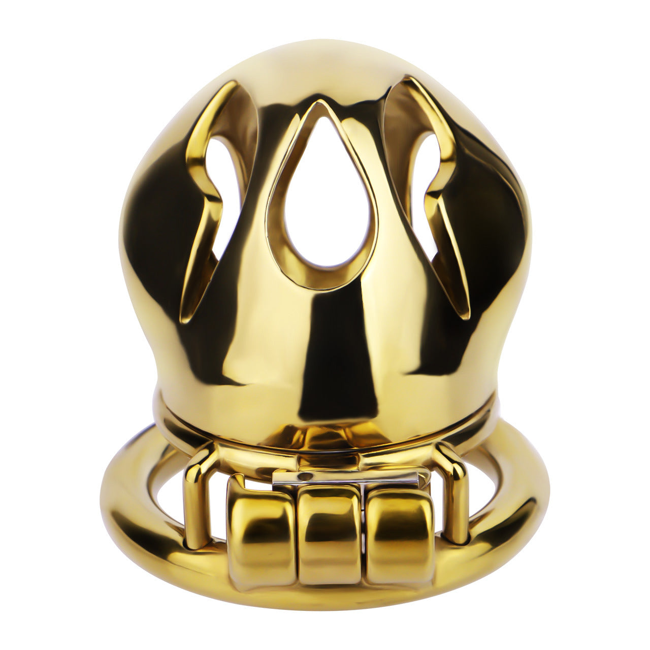 Gold Metal Cock Lock Cobra Cage – Small to Large