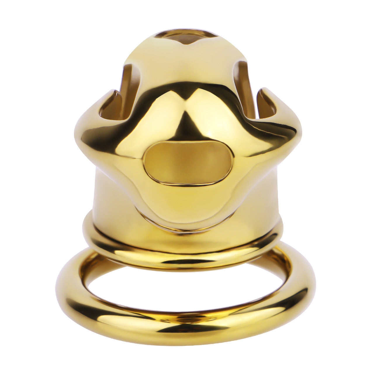 Gold Metal Cock Lock Cobra Cage – Small to Large