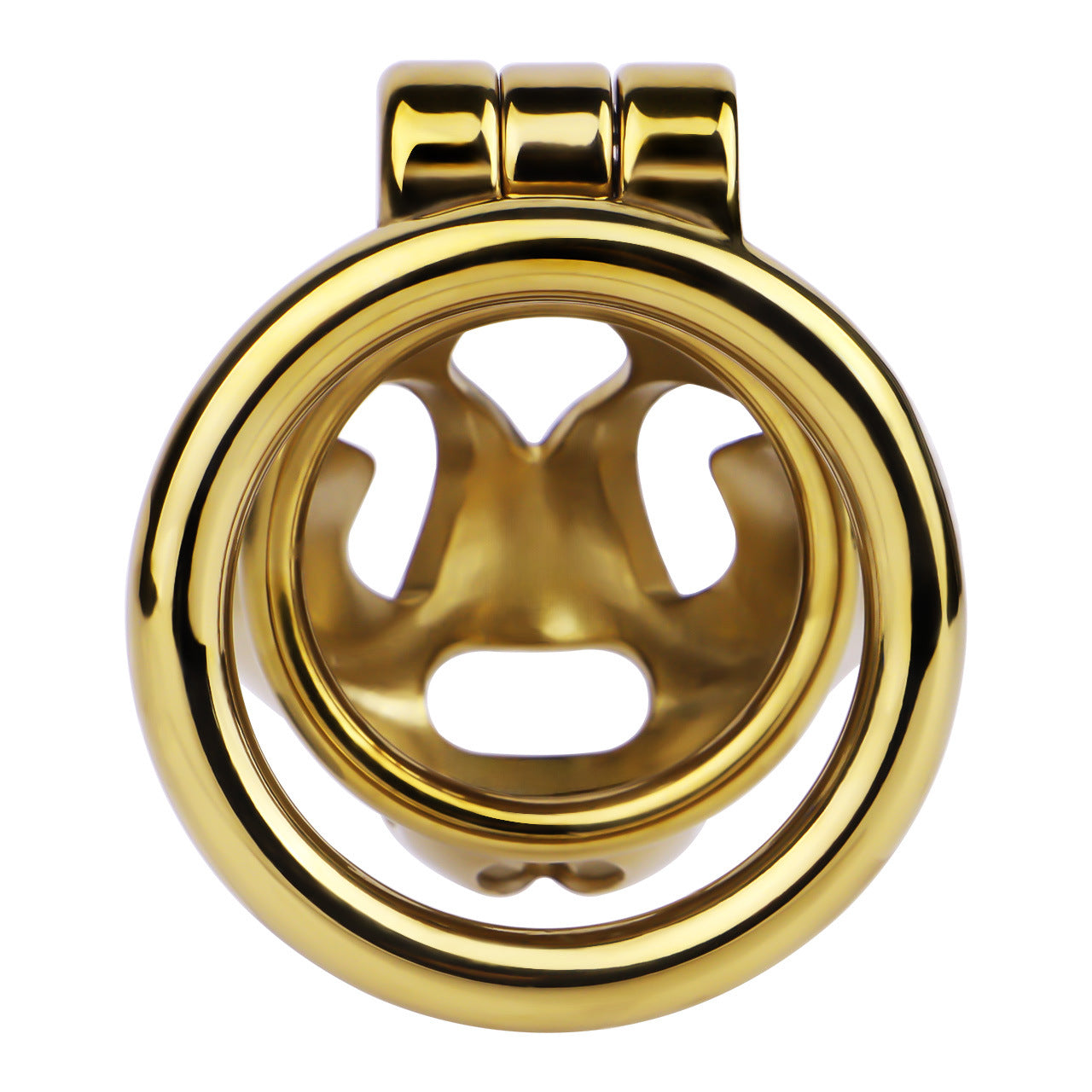 Gold Metal Cock Lock Cobra Cage – Small to Large