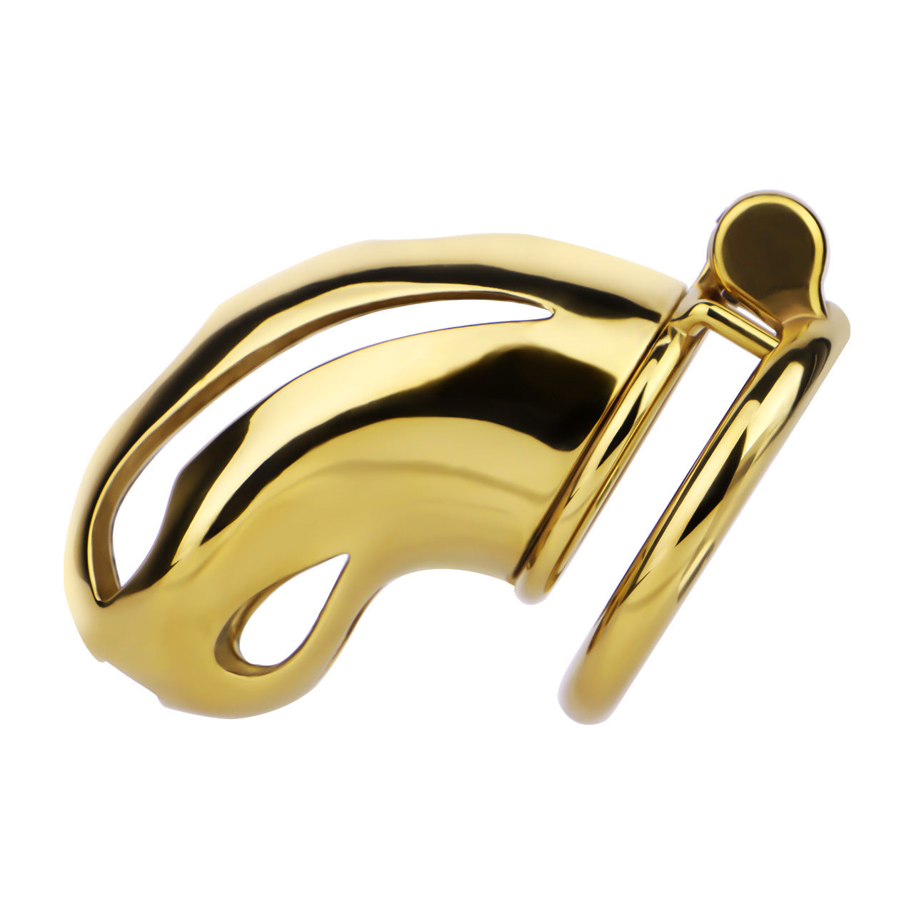 Gold Metal Cock Lock Cobra Cage – Small to Large