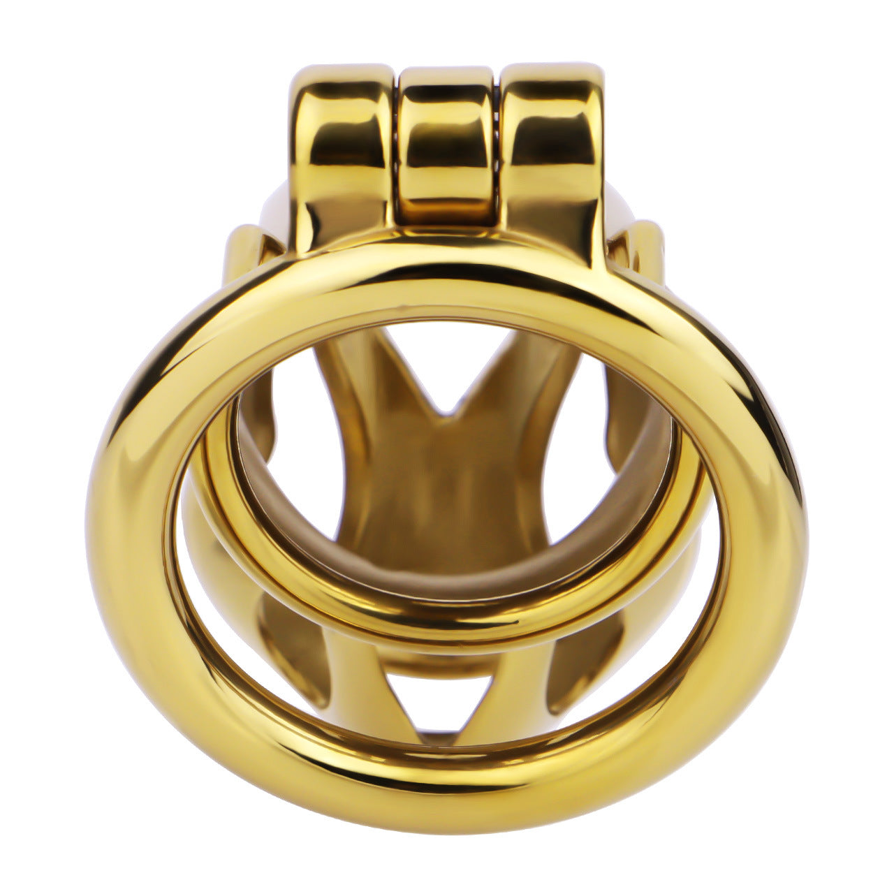 Gold Metal Cock Lock Cobra Cage – Small to Large