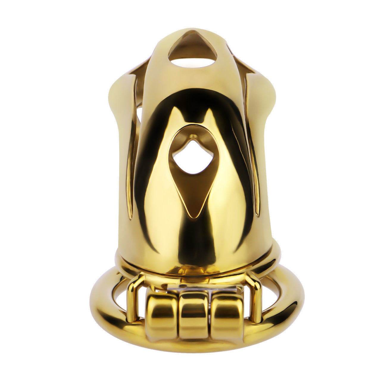 Gold Metal Cock Lock Cobra Cage – Small to Large
