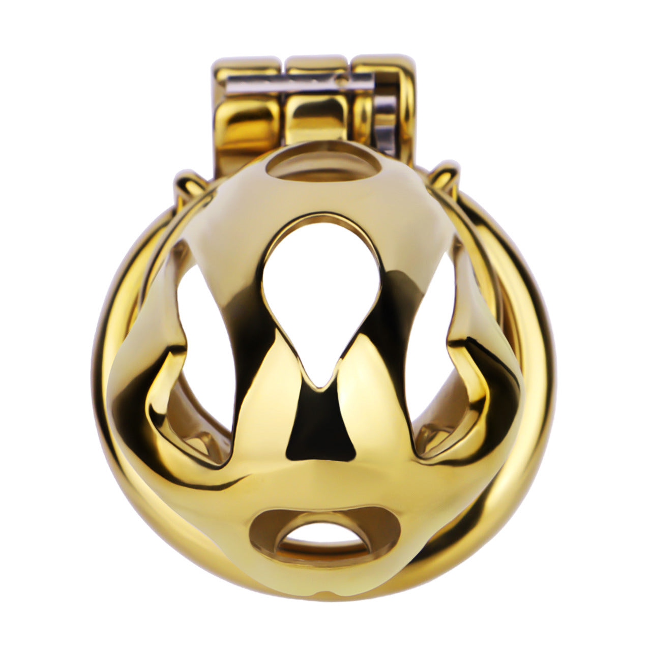 Gold Metal Cock Lock Cobra Cage – Small to Large