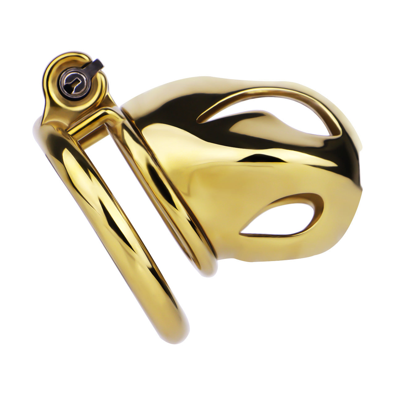 Gold Metal Cock Lock Cobra Cage – Small to Large