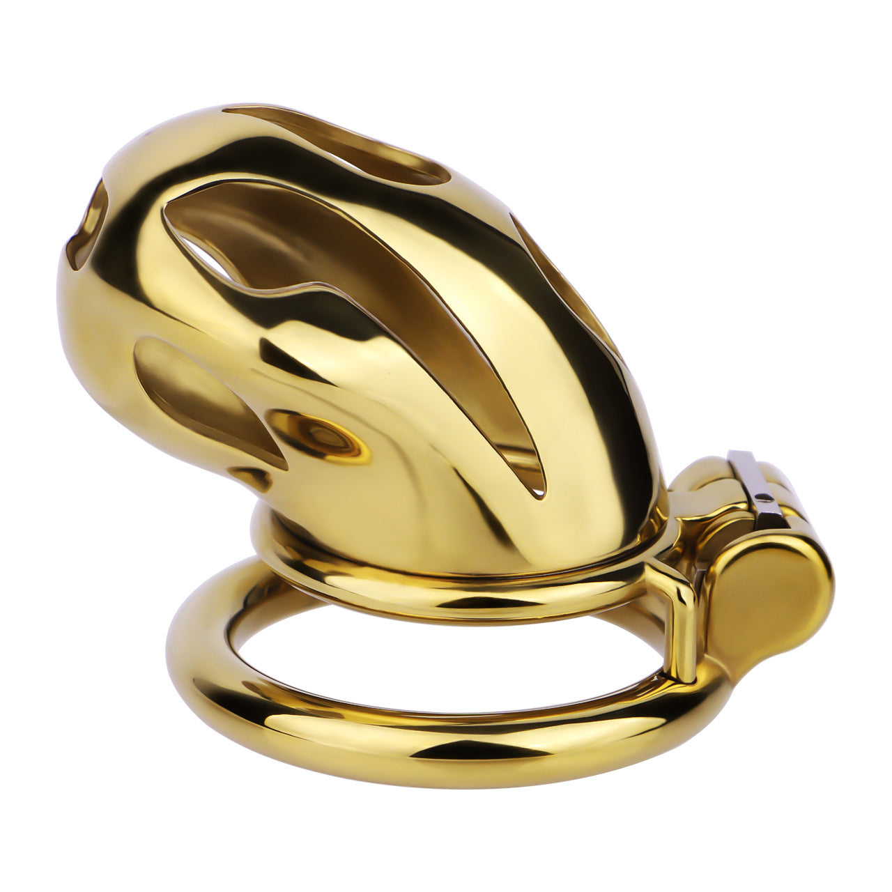Gold Metal Cock Lock Cobra Cage – Small to Large