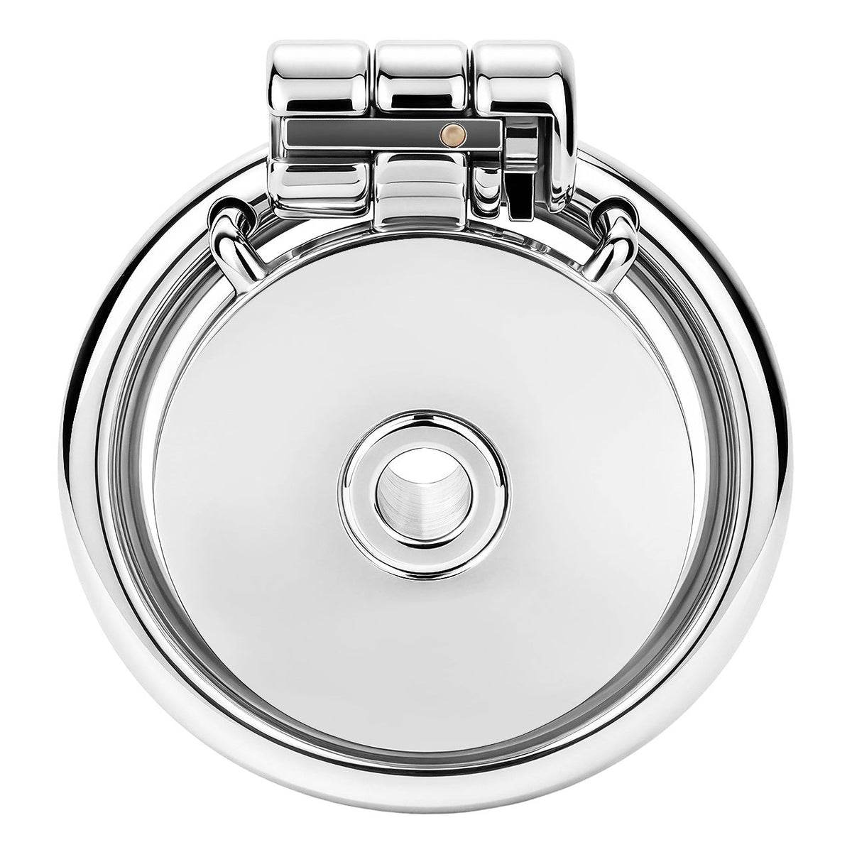 Flat & Inverted  Stainless Steel Chastity Cage - Small to Large Inverted Plugs
