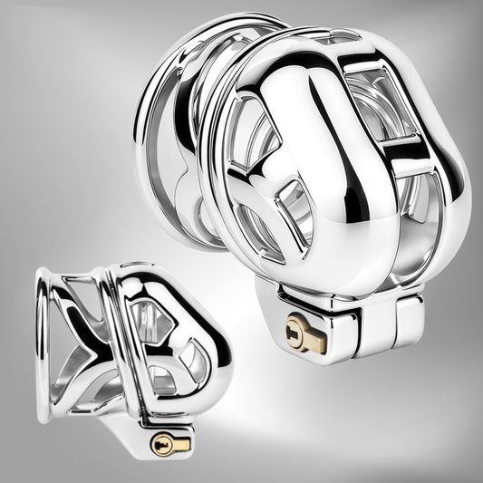Glans Chastity Cage with Key Lock | Stainless Steel Glans Lock for Men