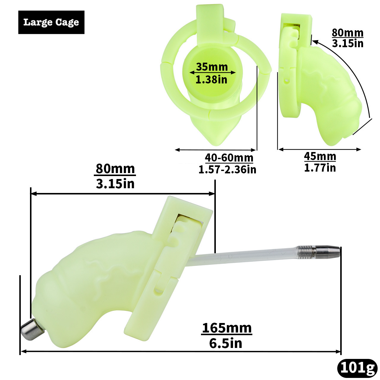 realistic dildo chastity cage with silicone catheter