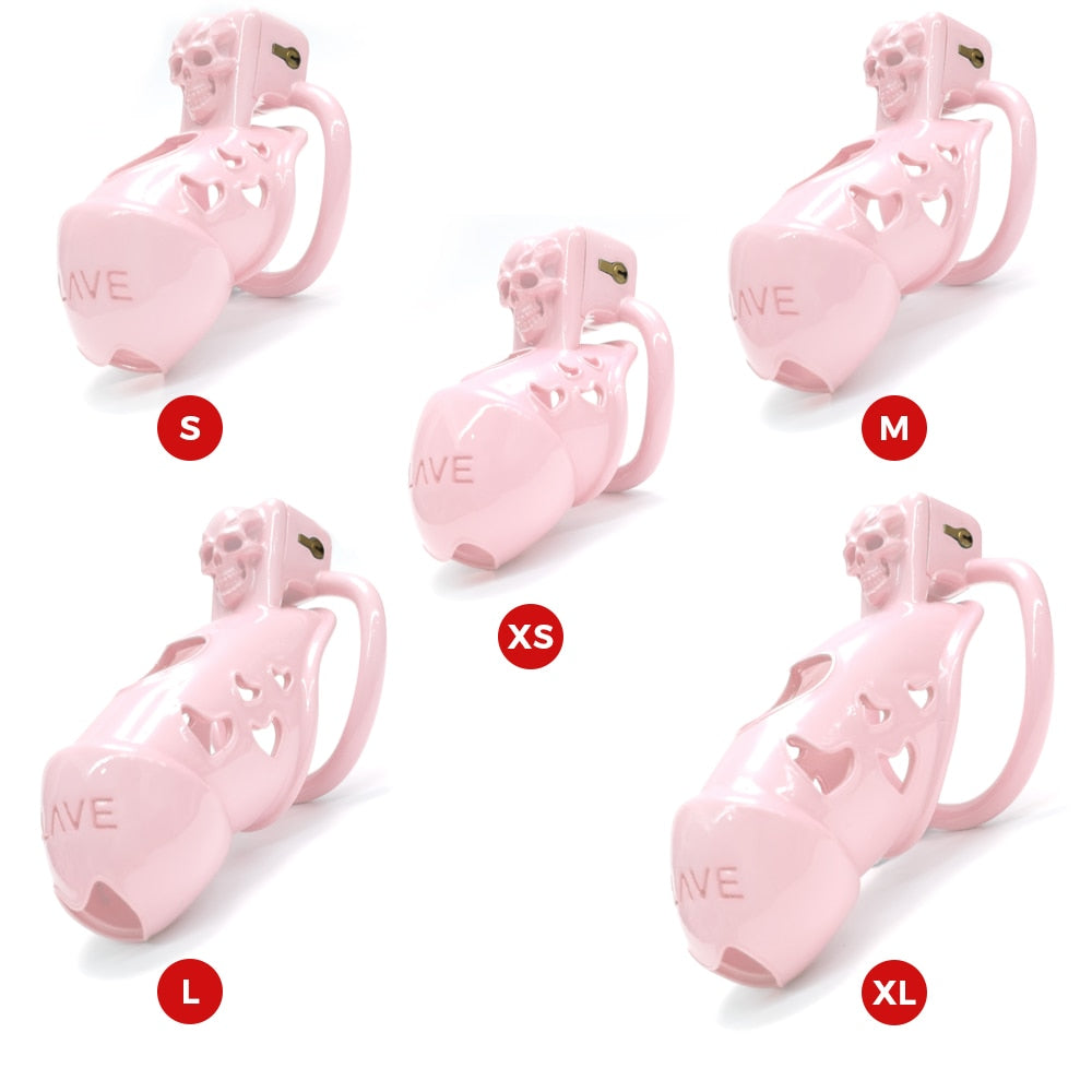 Cute Pink Heart Chastity Cage For Sissy Sex Slave 3D Printed Cock Cage Femboy Ladyboy