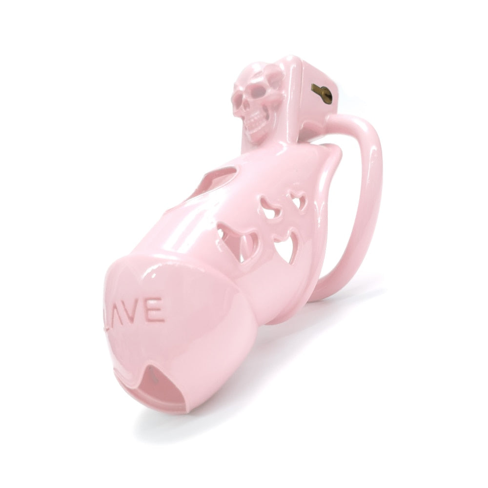 Cute Pink Heart Chastity Cage For Sissy Sex Slave 3D Printed Cock Cage Femboy Ladyboy