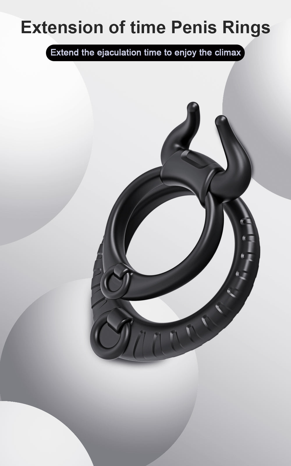 Soft Silicone Penis Ring For Men Lightweight and Waterproof Tiny Chastity Cage Penis Lock