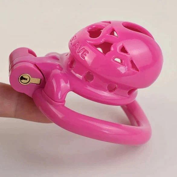 5 Colors Long/Short 3D Printed Chastity Cage with 4 Penis Rings Sex Slave Plastic Cock Cage For Men