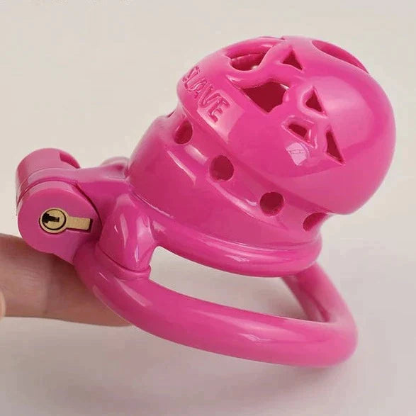 5 Colors Long/Short 3D Printed Chastity Cage with 4 Penis Rings Sex Slave Plastic Cock Cage For Men