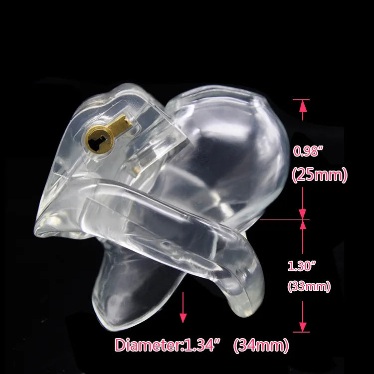 Holy Trainer HT V3 Micro Resin Chastity Cage Small Nub Cock Cage For Permanent Long-Term Chastity Training