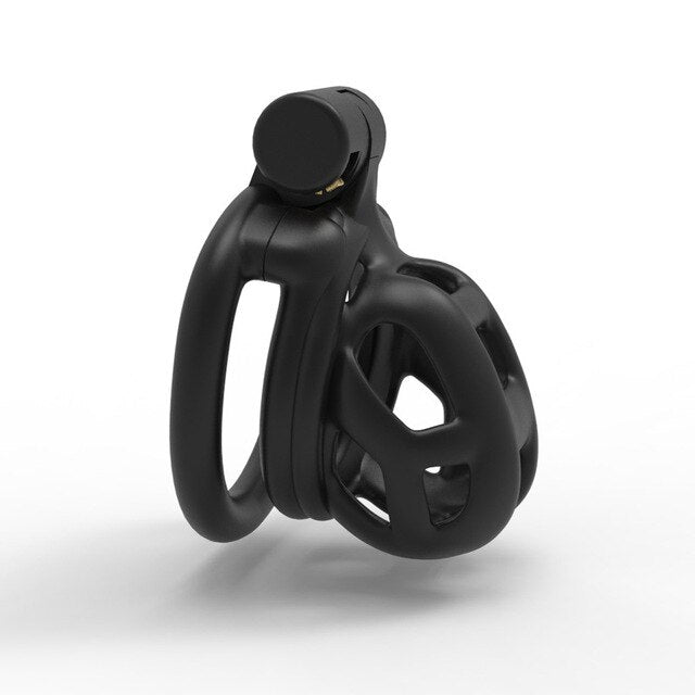 3D Printed Black Mamba Chastity Cage For Men BDSM lightweight cobra cock cage