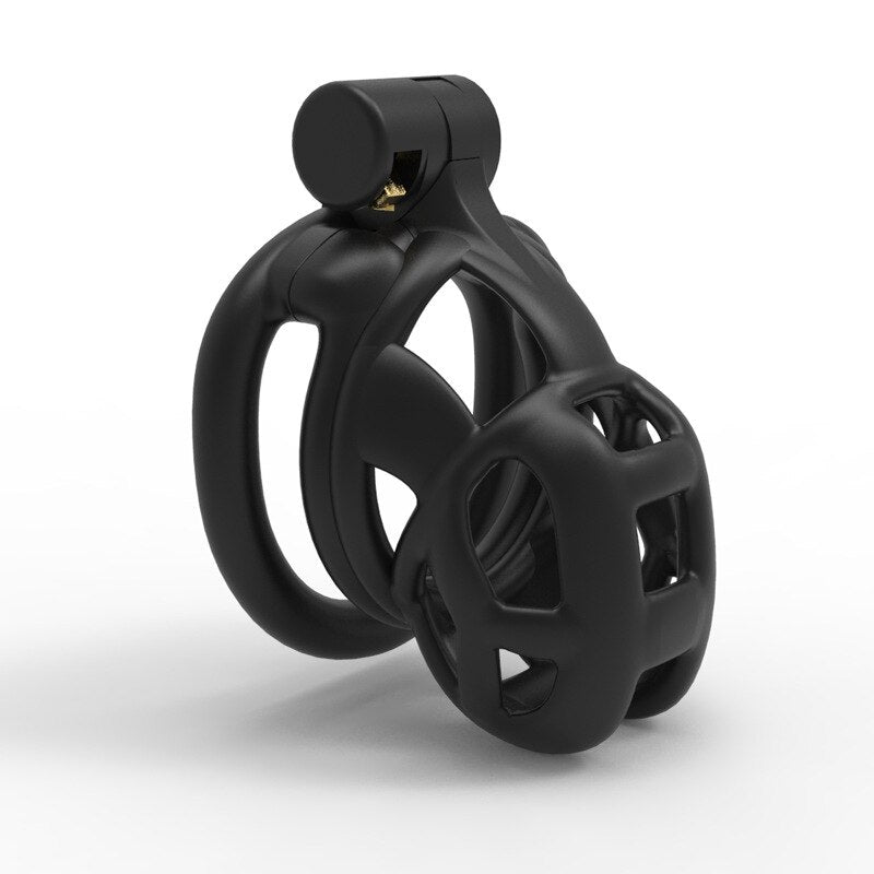 3D Printed Black Mamba Chastity Cage For Men BDSM lightweight cobra cock cage