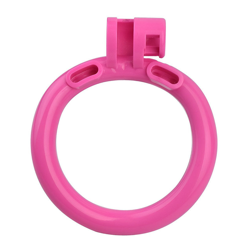 Black/Pink/White 3D Printed Negative Chastity Cage Set Small Inverted Cock Cage For Men