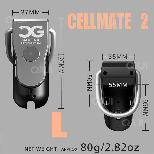 Cellmate 1&2 Electric Shock Male Chastity Device APP Remote Control Vibrating Chastity Cage