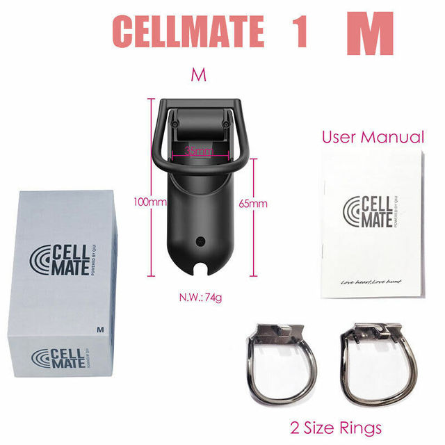 Cellmate 1&2 Electric Shock Male Chastity Device APP Remote Control Vibrating Chastity Cage