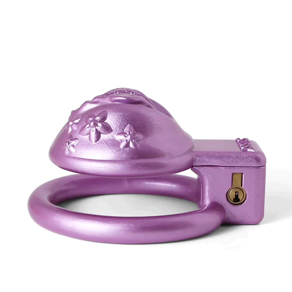 Small Pink Pussy Chastity Cage For Sissy Tiny Clitoris Cock Cage For Ladyboy Femboy Gay Transgender