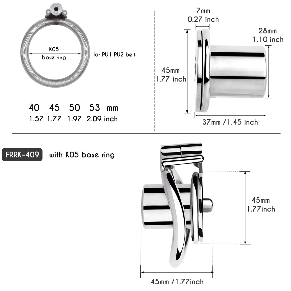 Tiny Inverted Chastity Cage with Silicone Urethral Catheter Small Negative Cock Cage For Sissy Ladyboy Femboy