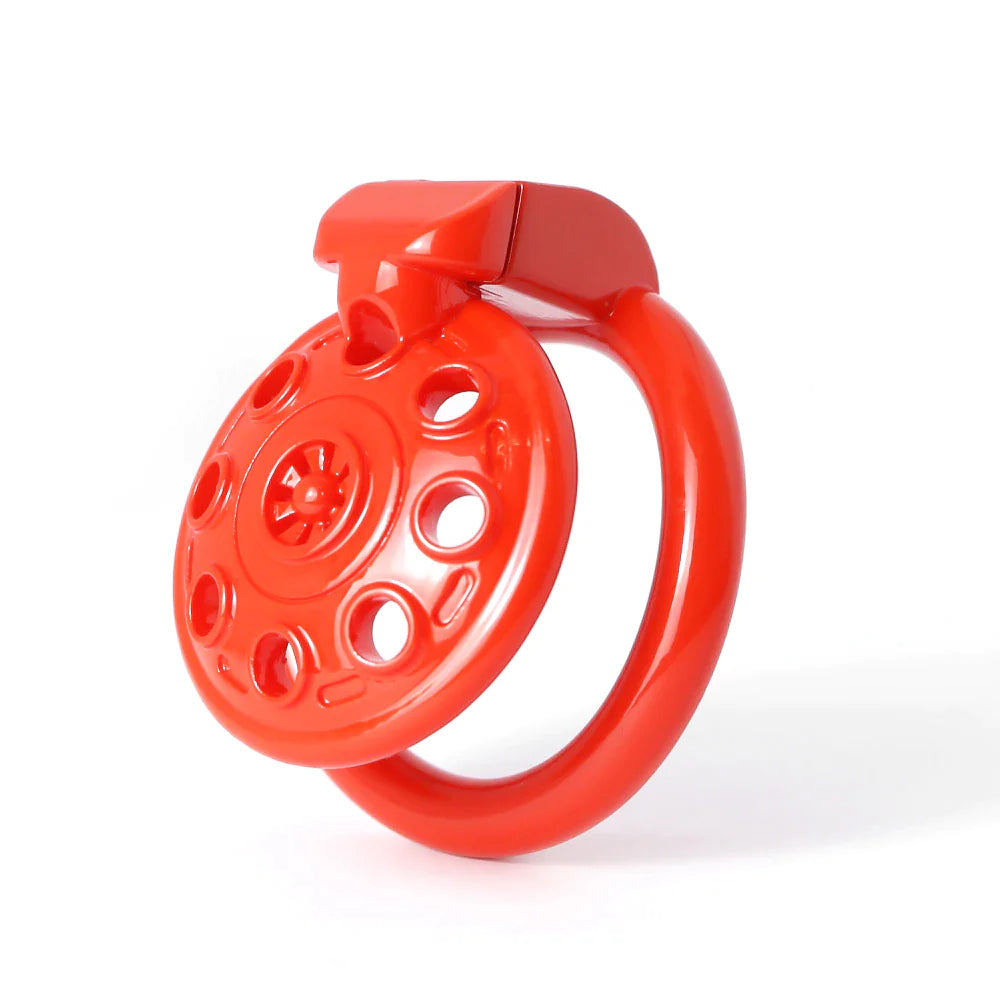 3D Printed Small Flat UFO Chastity Cage For Men Discreet Cock Cage BDSM Device Shrink Penis