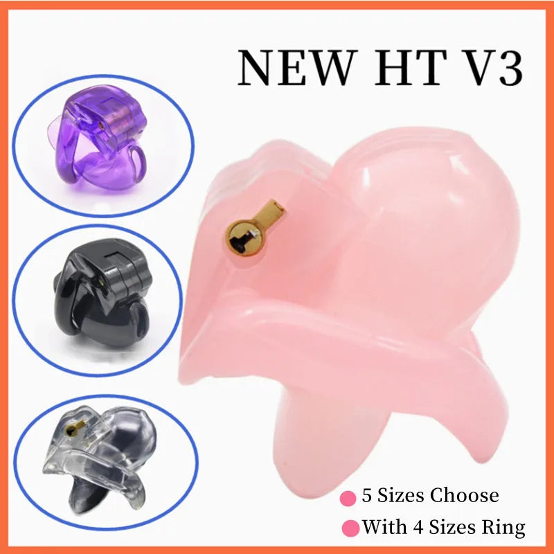 Holy Trainer HT V3 Micro Resin Chastity Cage Small Nub Cock Cage For Permanent Long-Term Chastity Training