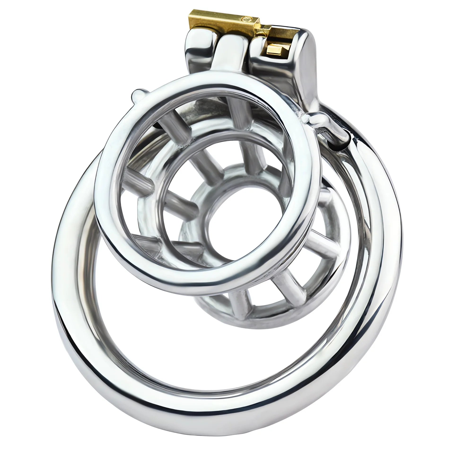 Hollow Metal Negative Chastity Cage Small Inverted Cock Cage For Shrinking Penis Male Chastity Device