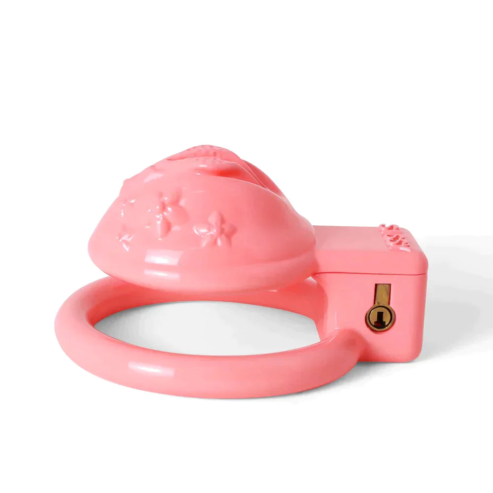 Small Clit Chastity Cage For Sissy 3D-Printed Vaginal shape Clitoris Cock Cage Crossdresser Ladyboy Femboy