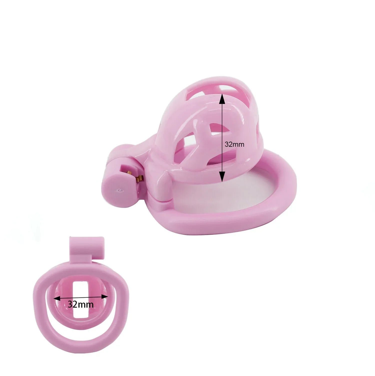 Pink Nub Cobra Chastity Cage 3D Printed Micro Tiny Mamba Cock Cage For Sissy Ladyboy Femboy Gay Crossdresser