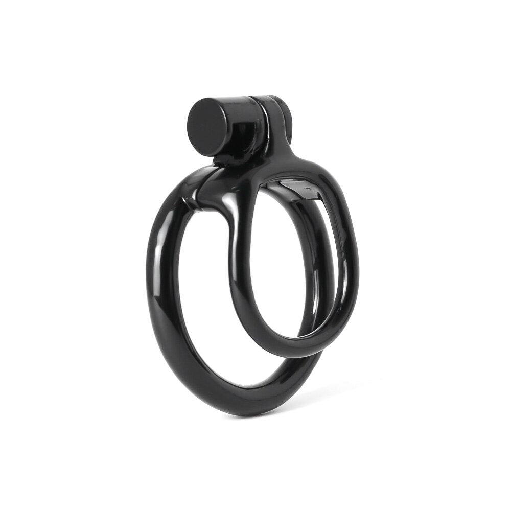 V2 Mamba-ZERO 3D Printed Penis Ring Lightweight Chastity Cage Cock Ring - Pink/Black