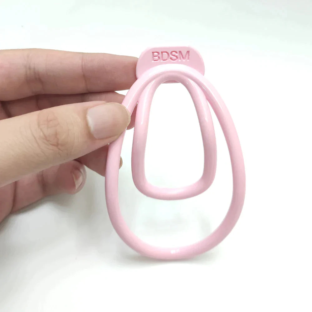 Pink Fufu Clip For Sissy Chastity Training Sissy Clip Mimic Female Clitoris Pussy Chastity Training