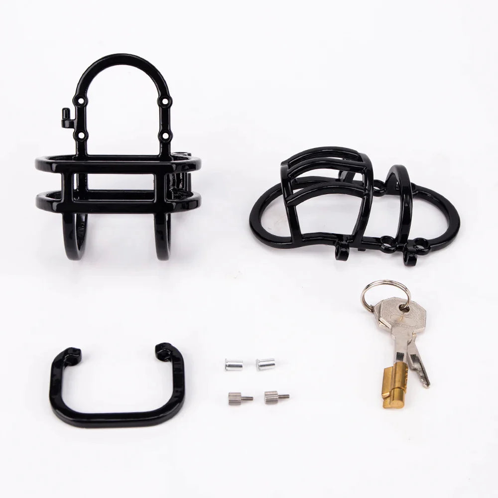 NEW Adjustable Full-Covered Lightweight Cock Cage BDSM Male Chastity Device