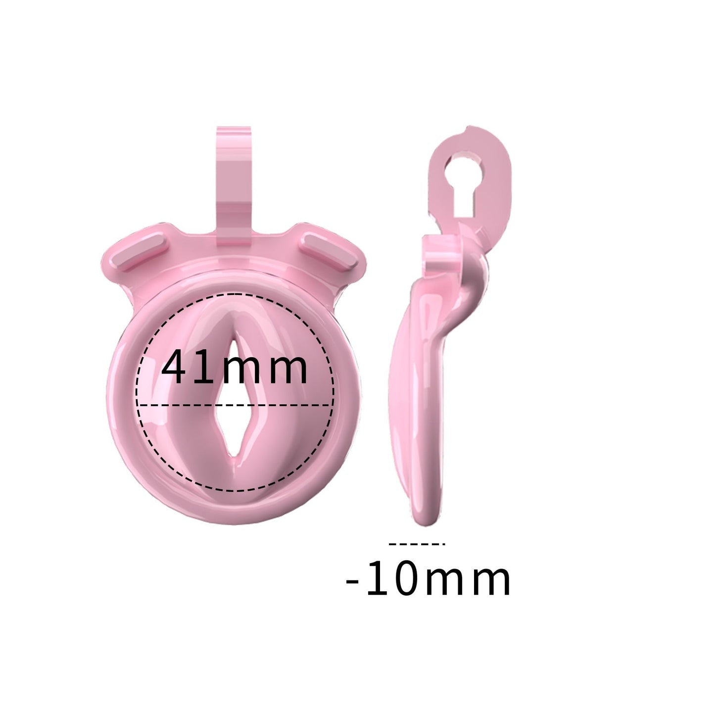 Micro Minus Negative Chastity Cage Clit Pink Cock Cage For Sissy Ladyboy Femboy