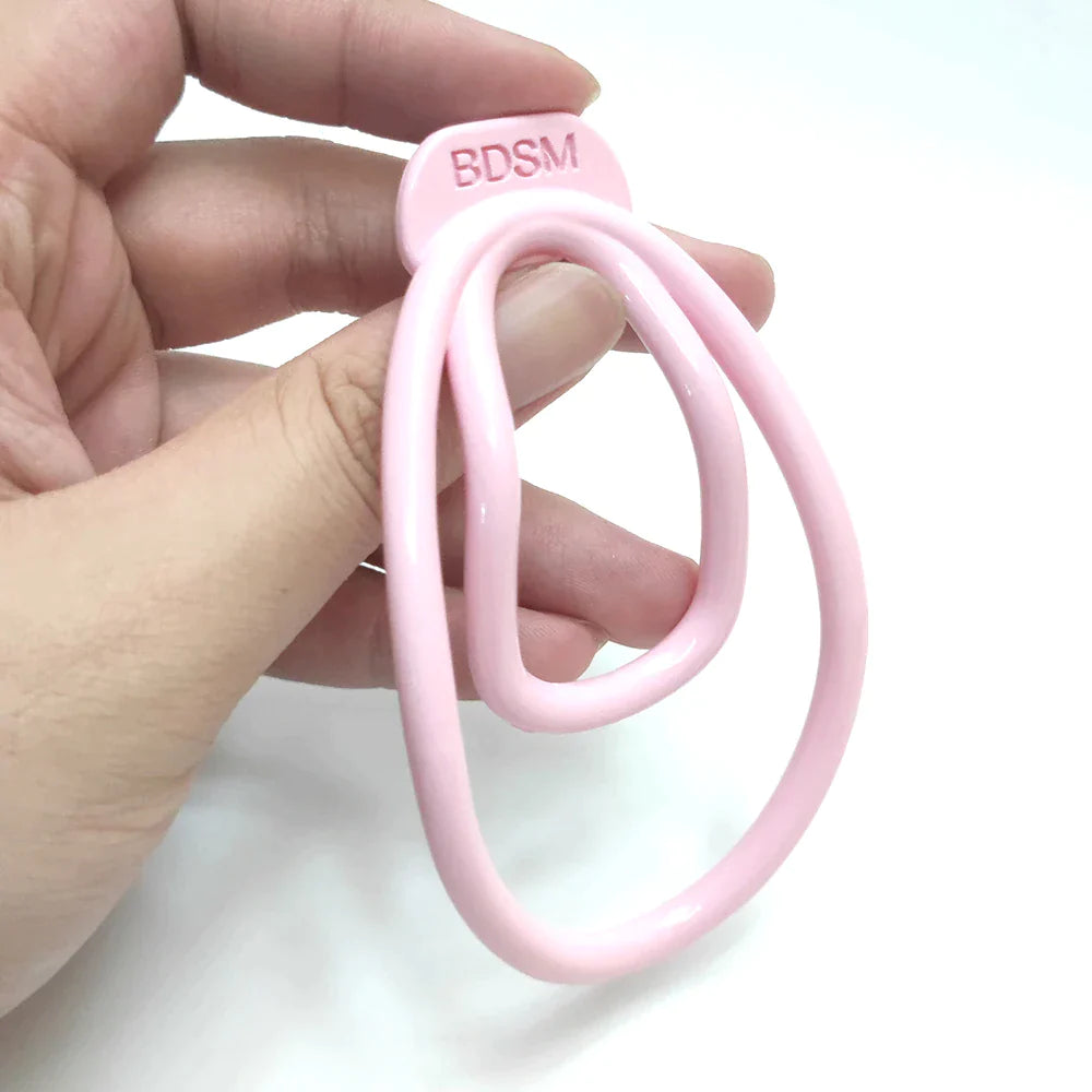 Pink Fufu Clip For Sissy Chastity Training Sissy Clip Mimic Female Clitoris Pussy Chastity Training