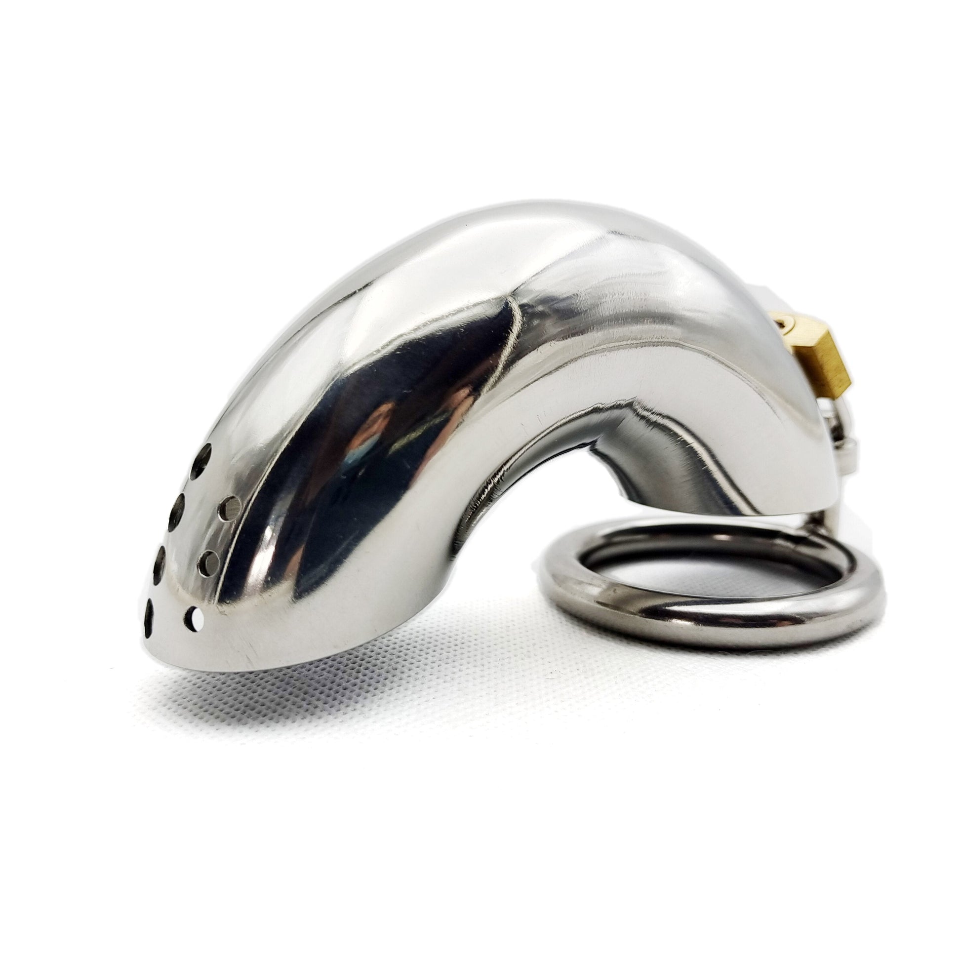 Full Covered Metal Chastity Cage with Open/Closed Urine Hole Stainless Steel Penis Sleeve For Men